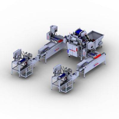 Autopacker for vertikale bokser